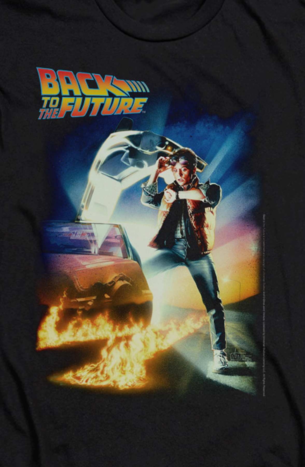 Classic Movie Poster Back To The Future T-Shirt