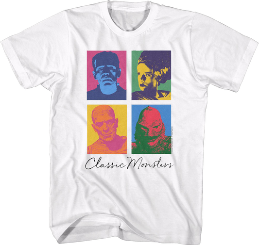 Classic Pop Art Universal Monsters T-Shirt