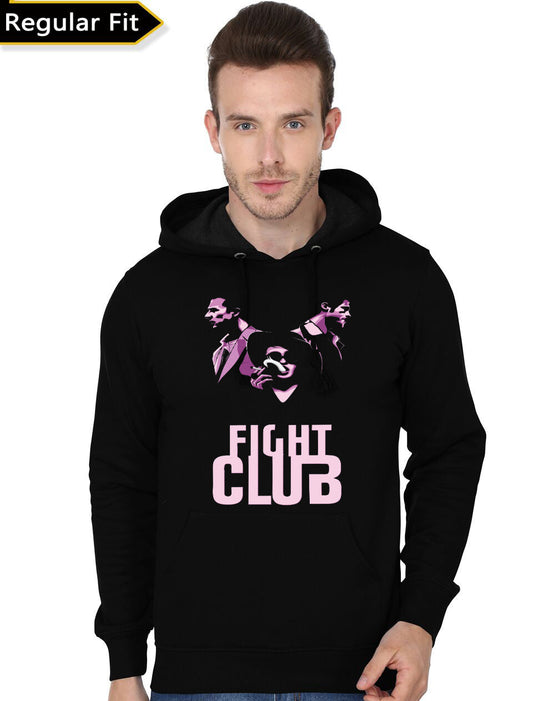 The Fight Club â€“ Minimalist poster Black Hoodie