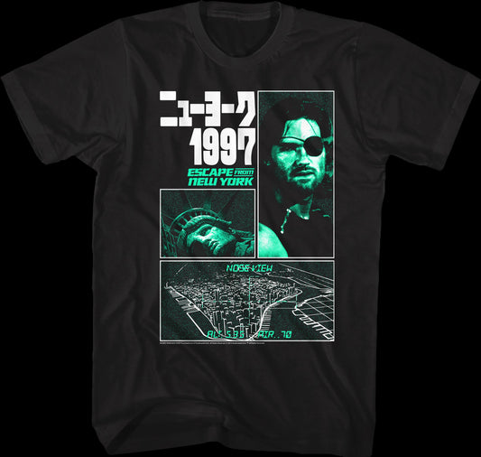 Collage Poster Escape From New York T-Shirt