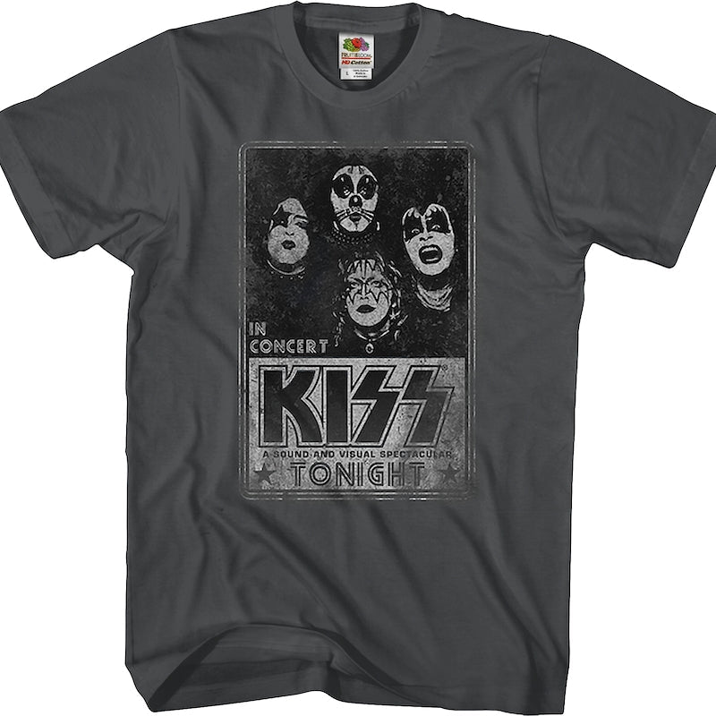 Concert Poster KISS T-Shirt