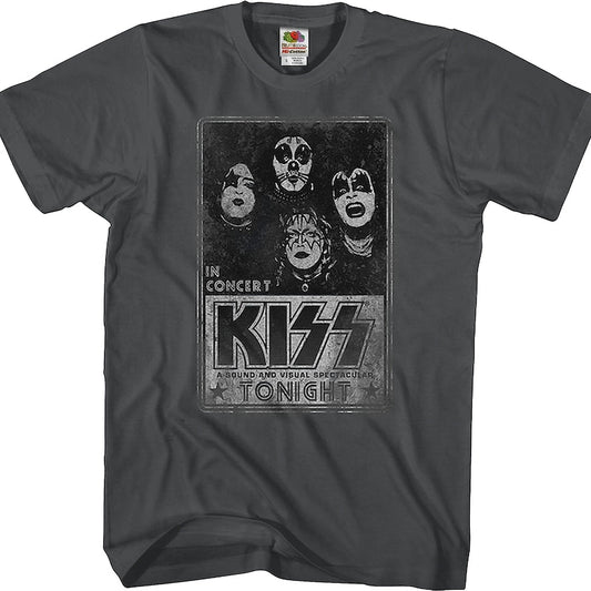 Concert Poster KISS T-Shirt