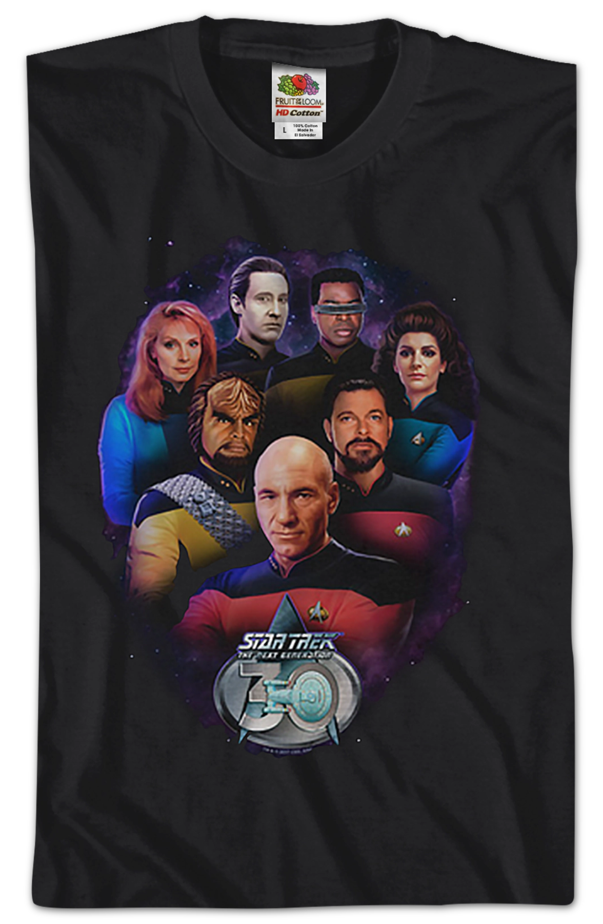 Crew 30th Anniversary Star Trek The Next Generation T-Shirt