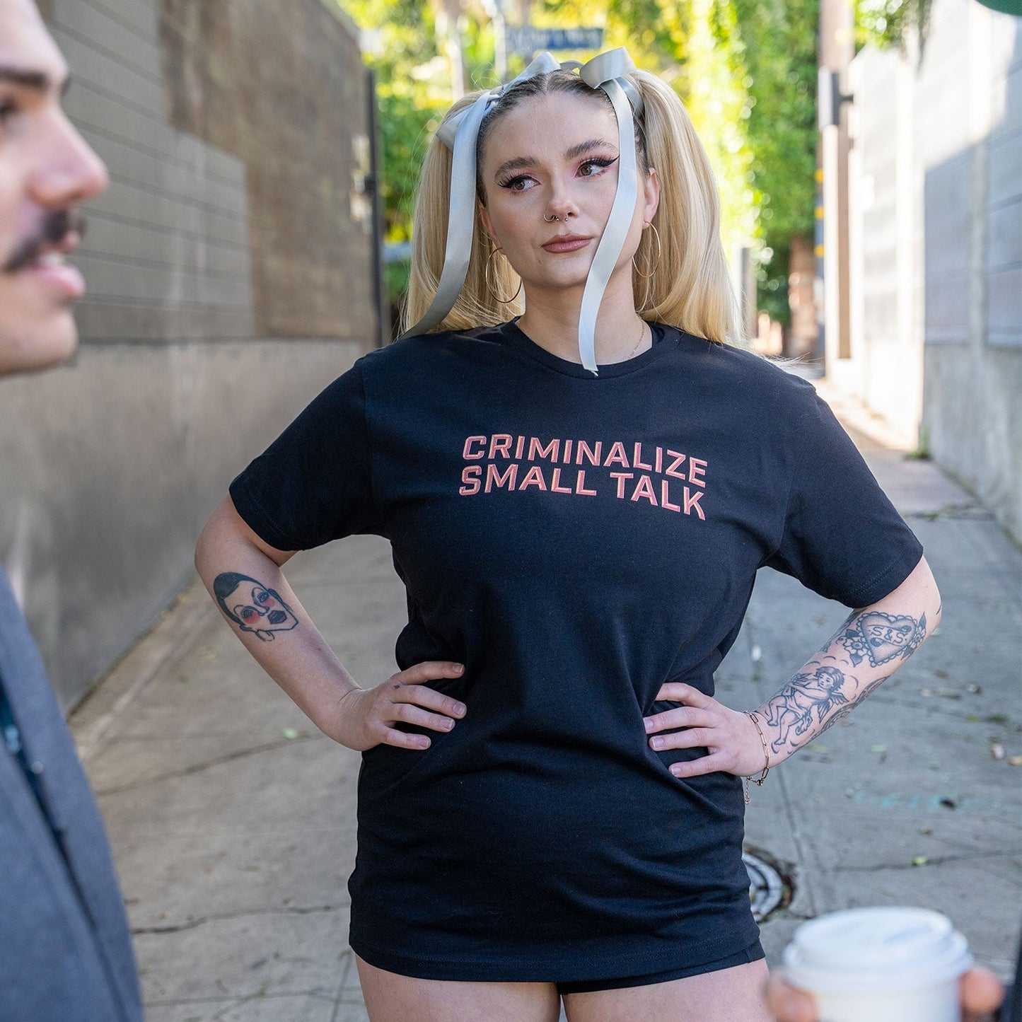 Criminalize Small Talk T Shirt