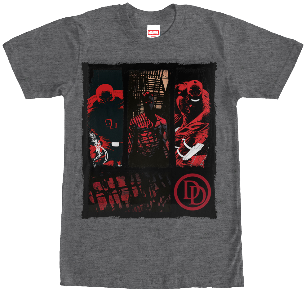 Darkness Collage Daredevil T-Shirt