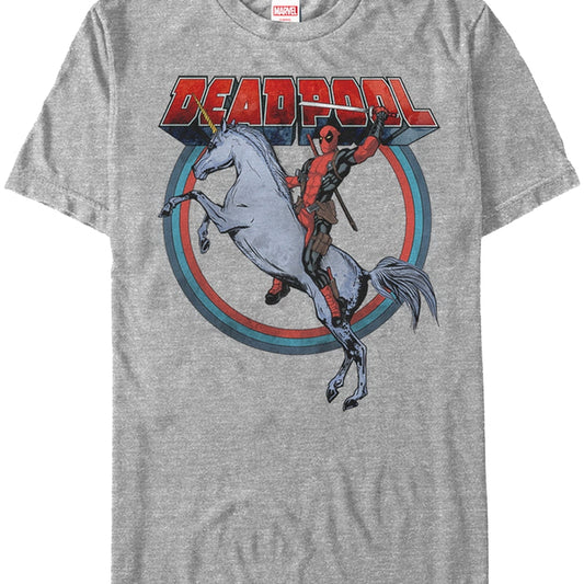Deadpool Unicorn Circle T-Shirt