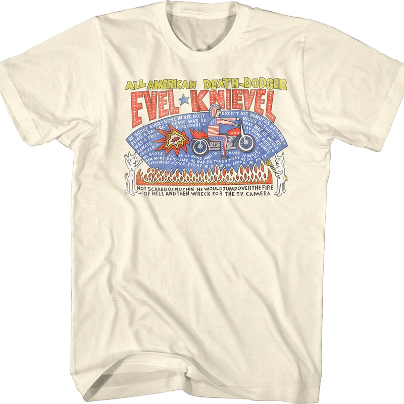 Death-Dodger Evel Knievel T-Shirt