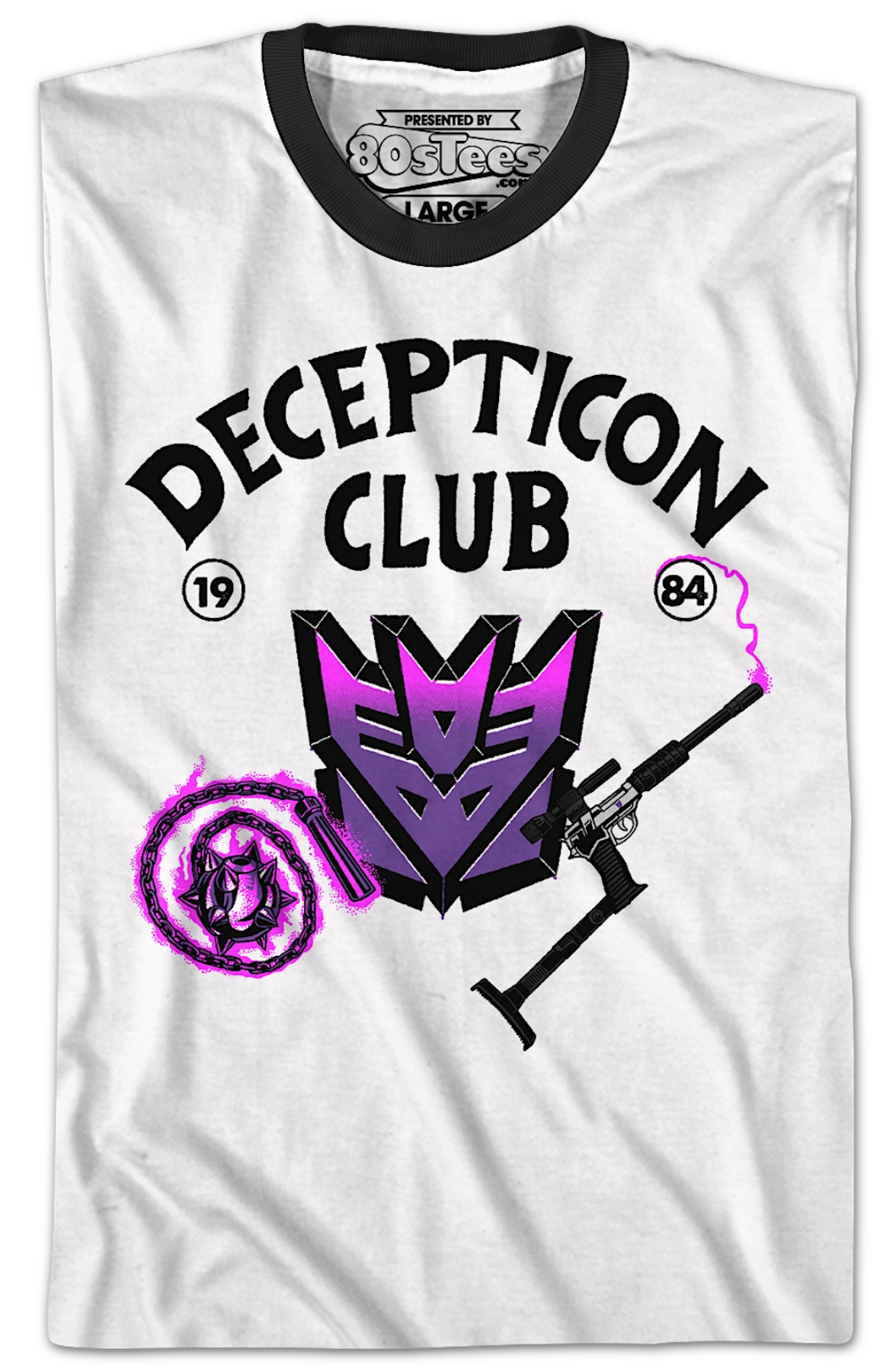 Decepticon Club Transformers Ringer Shirt