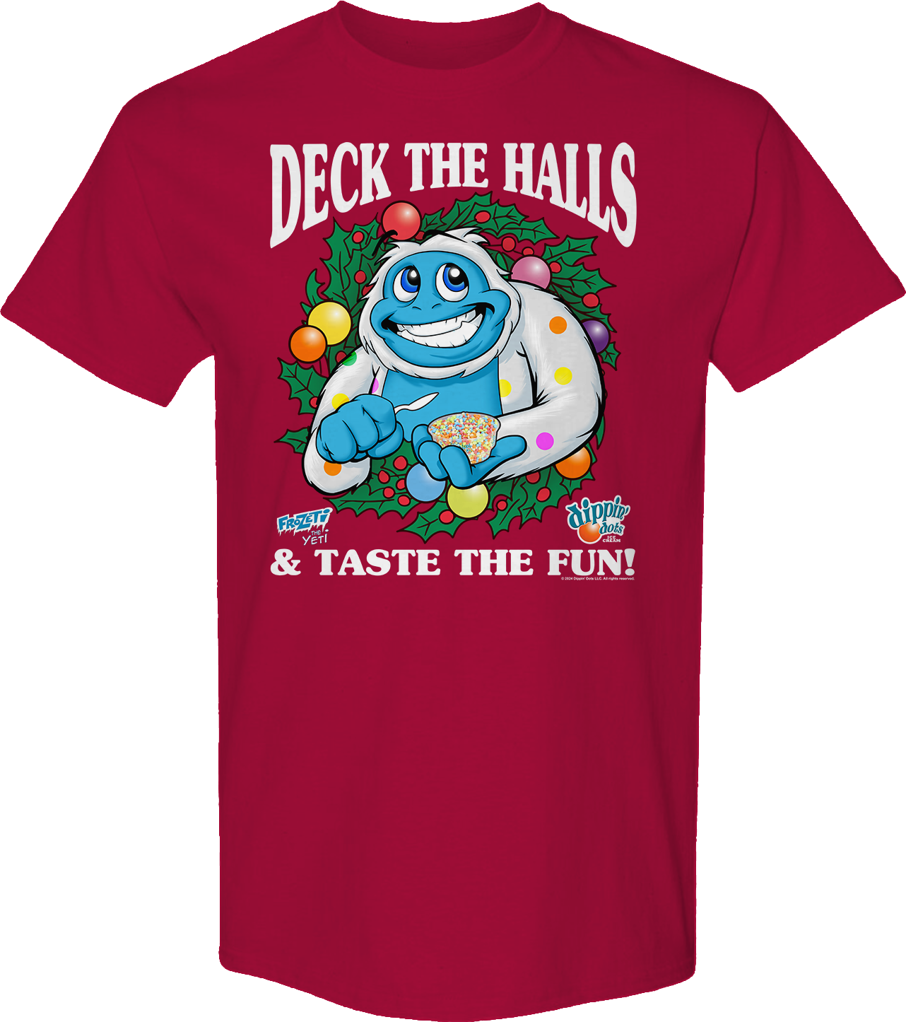 Deck The Halls & Taste The Fun Dippin' Dots T-Shirt
