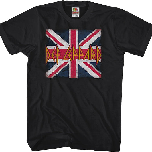 Def Leppard Union Jack Shirt