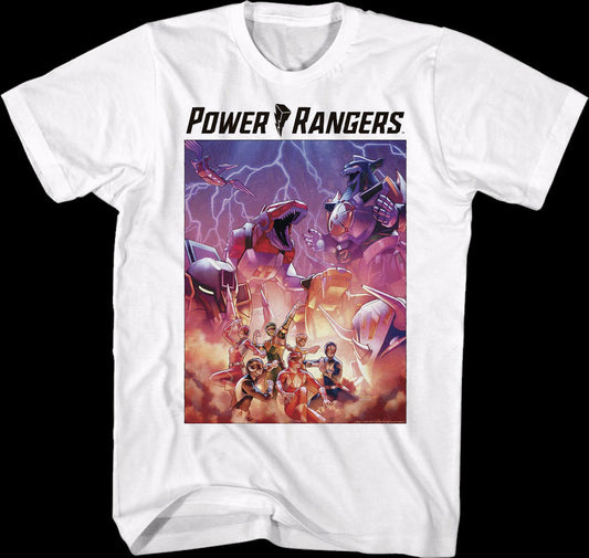 Dinozords Poster Mighty Morphin Power Rangers T-Shirt