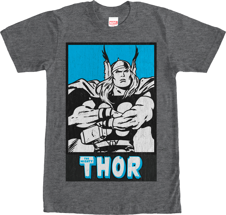 Distressed Poster Thor T-Shirt