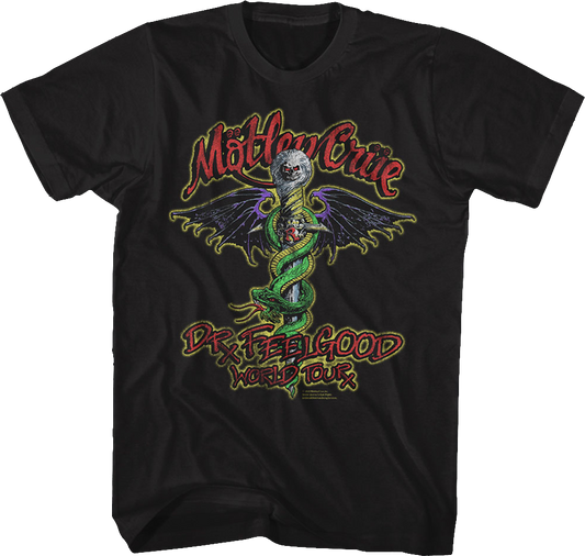 Dr. Feelgood World Tour Motley Crue T-Shirt Style002