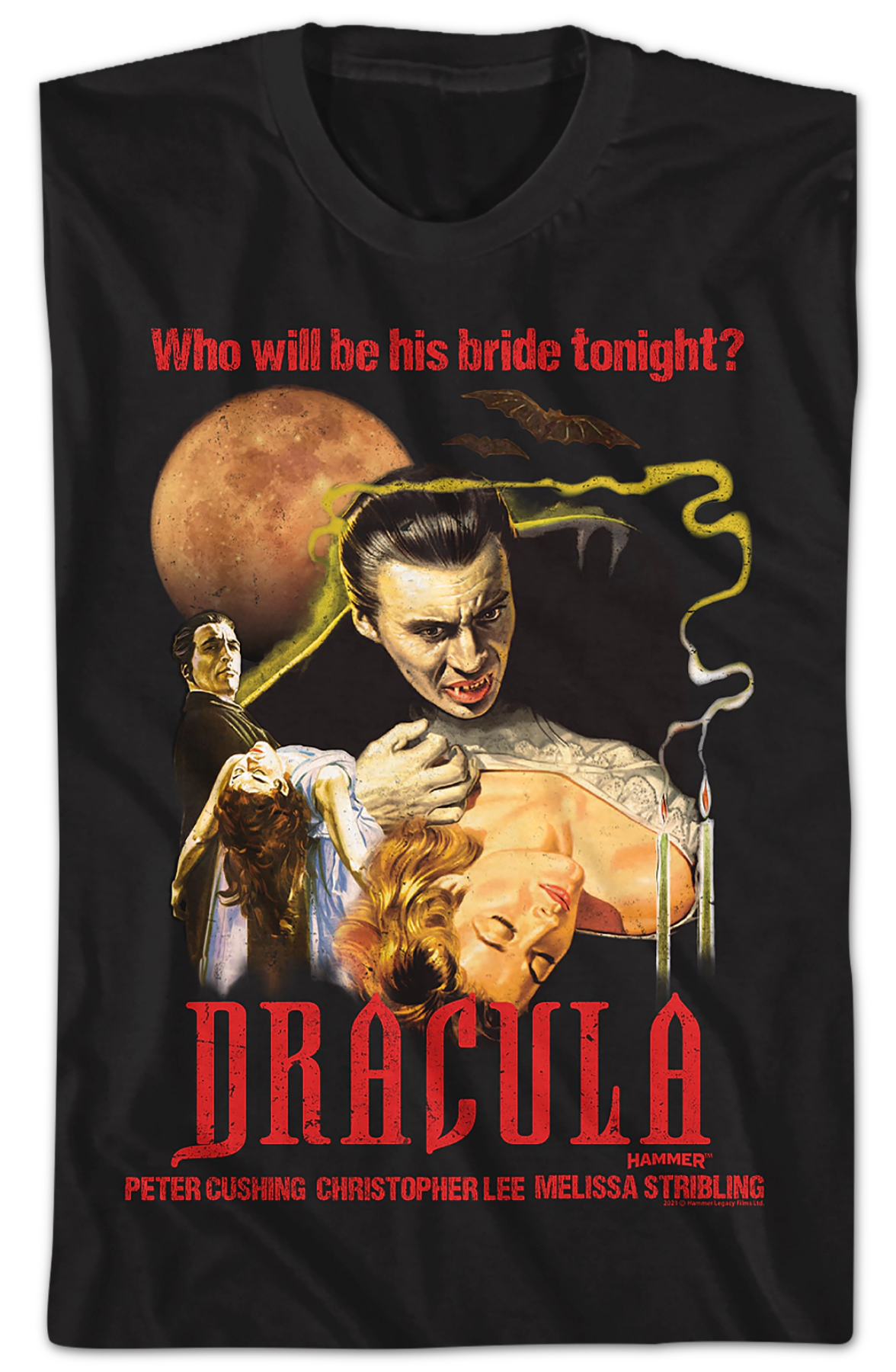 Dracula Poster Hammer Films T-Shirt
