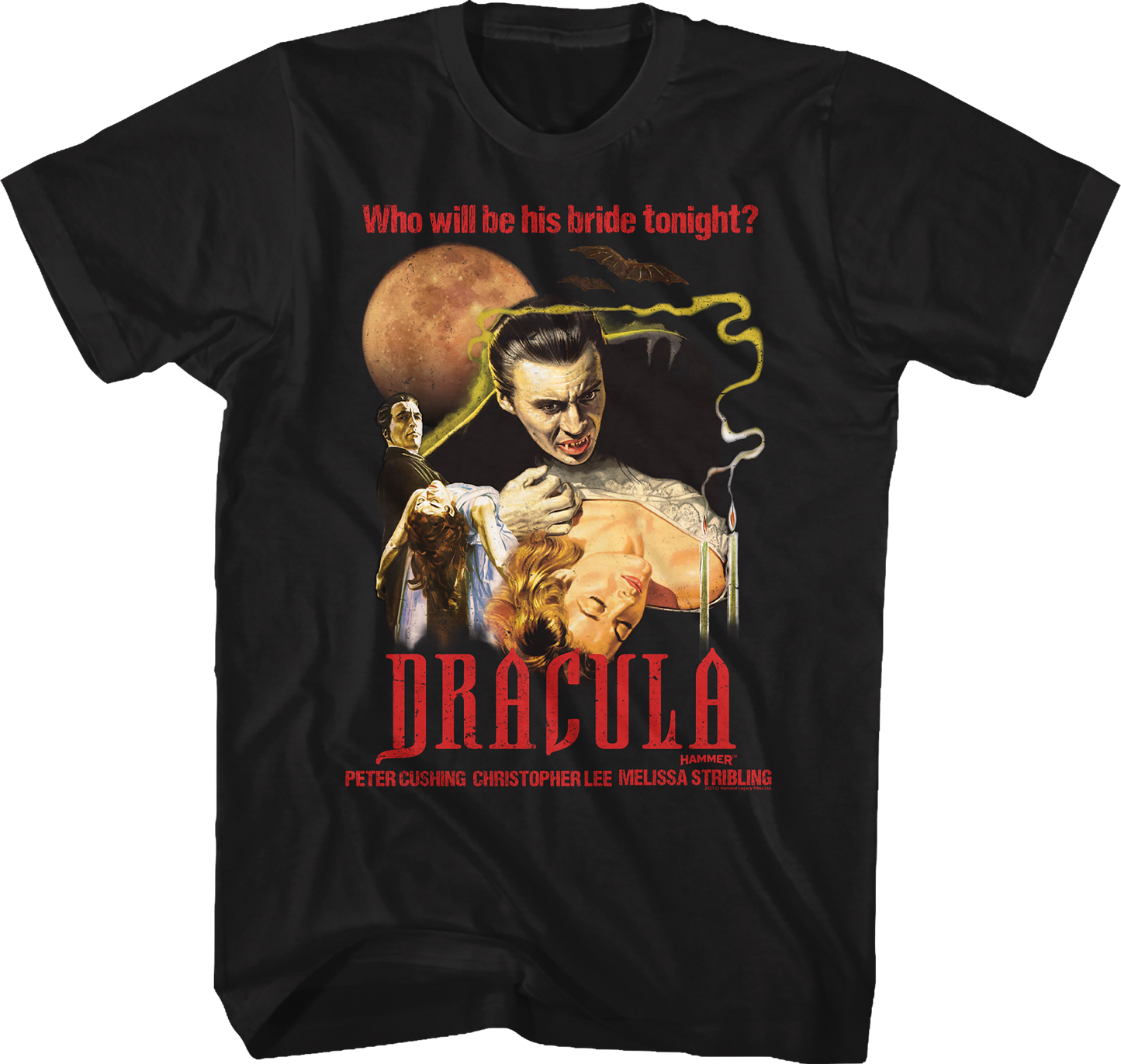 Dracula Poster Hammer Films T-Shirt