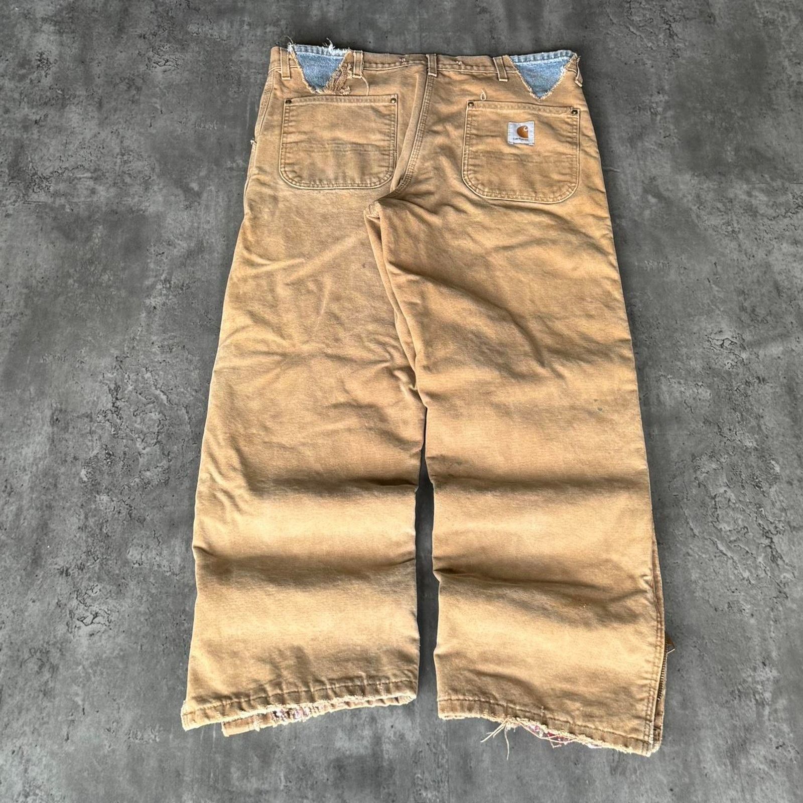 Vintage 90s Carhartt Made In Usa Custom Carpenter Pants