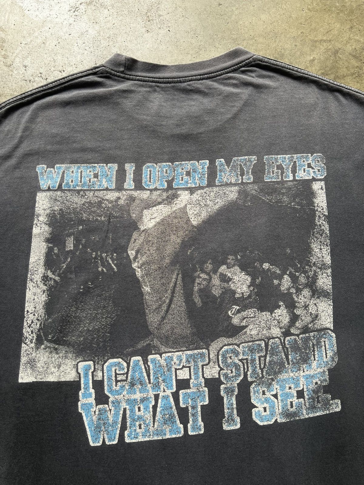 00s Vintage Backtrack Band Tee Shirt Tour Hardcore Punk