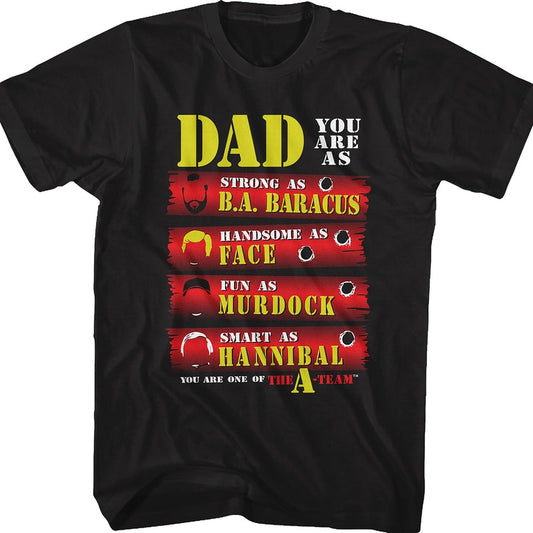 Father's Day A-Team Shirt