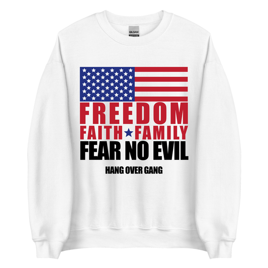 Freedom, Faith, Family Sweatshirt