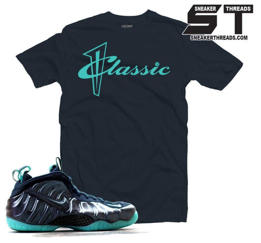 Foamposite Pro Aqua Dark Obsidian Classic Shirt