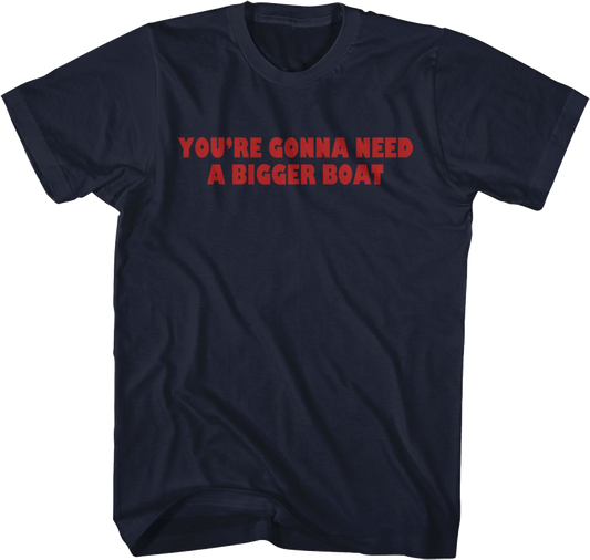 Front & Back You're Gonna Need A Bigger Boat Jaws T-Shirt