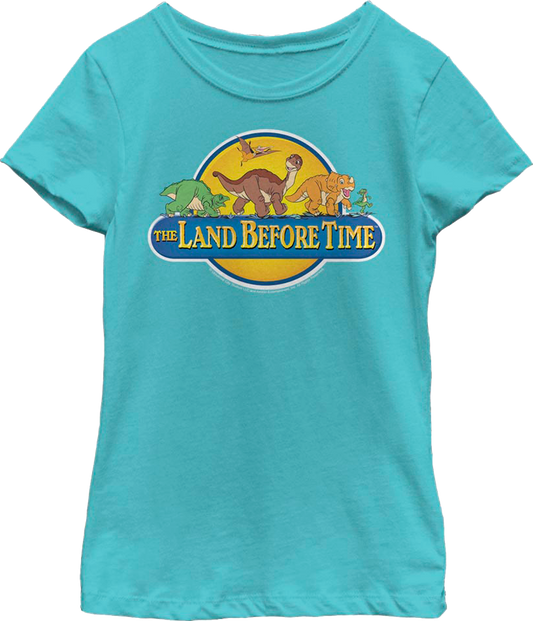 Girls Youth Classic Logo Land Before Time Shirt