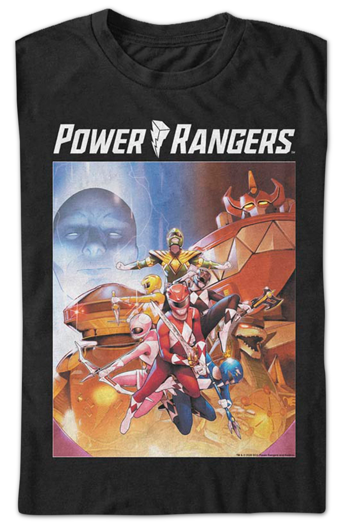 Good Guys Poster Mighty Morphin Power Rangers T-Shirt