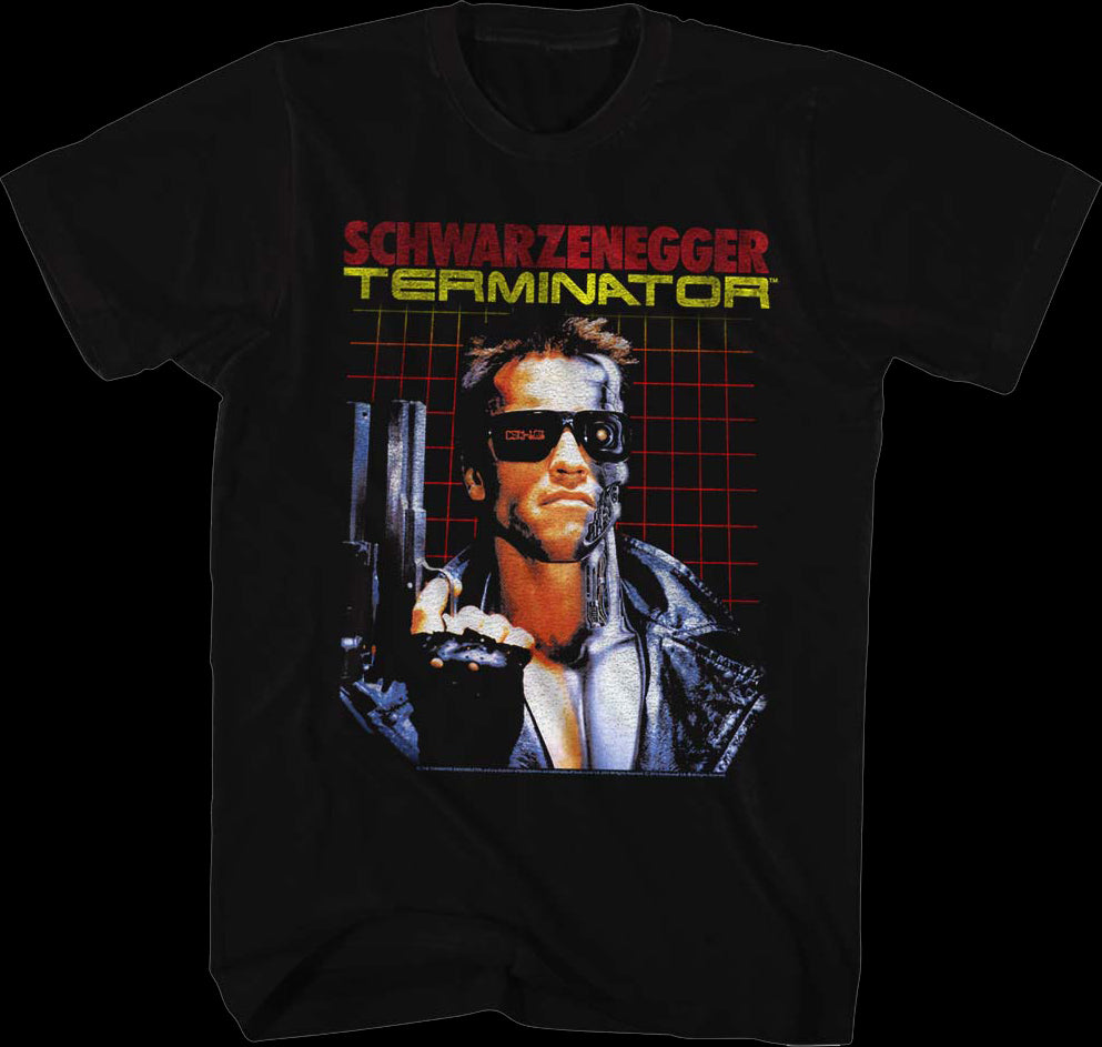 Grid Poster Terminator T-Shirt