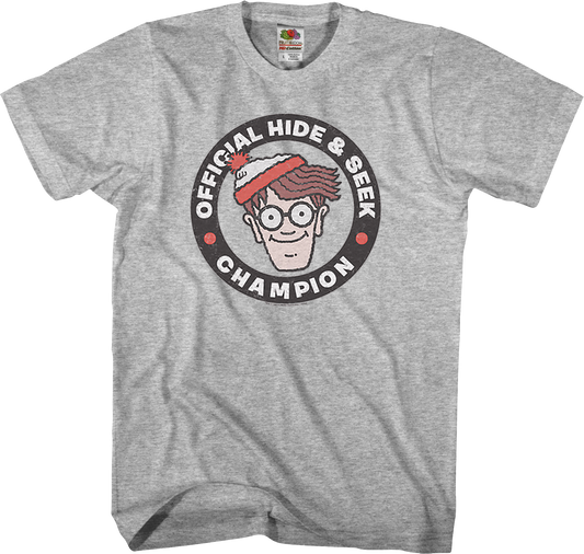 Hide and Seek Champion Where's Waldo T-Shirt