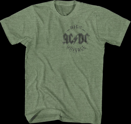 High Voltage European Tour ACDC Shirt