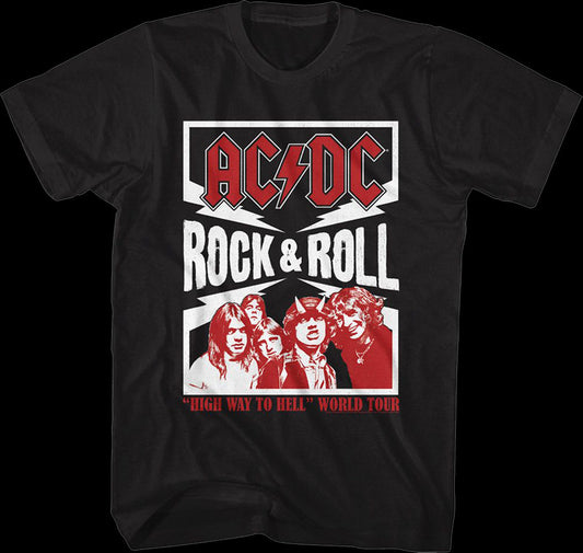 Highway To Hell World Tour ACDC Shirt