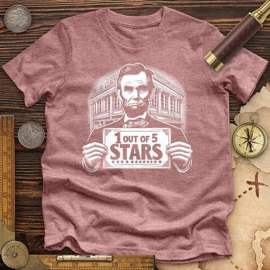 1 Out Of 5 Stars Premium Quality Tee