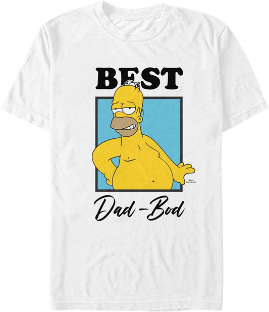 Homer Simpson Best Dad-Bod Simpsons T-Shirt