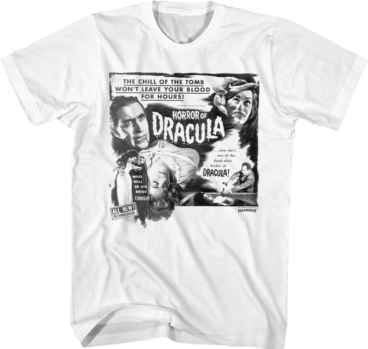 Horror Of Dracula Hammer Films T-Shirt