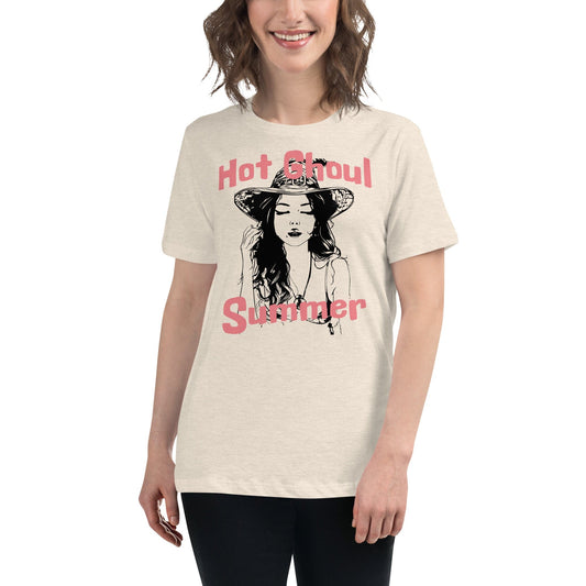 Hot Ghoul Summer Witch Women's Relaxed T-Shirt
