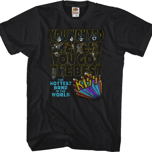 Hottest Band In The World KISS T-Shirt