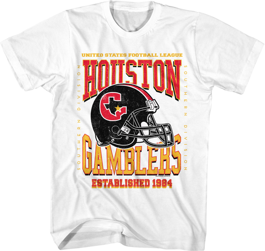Houston Gamblers Established 1984 USFL T-Shirt