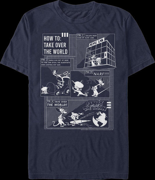 How to Take Over the World Pinky and the Brain T-Shirt