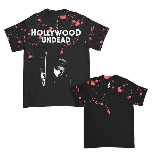 Horror Tee (Blood Splatter Dye)