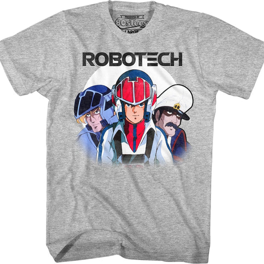 Hunter Fokker Gloval Trio Robotech T-Shirt