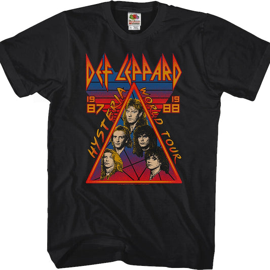 Hysteria World Tour Def Leppard T-Shirt
