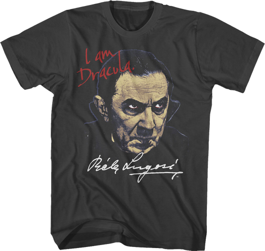 I Am Dracula Bela Lugosi T-Shirt