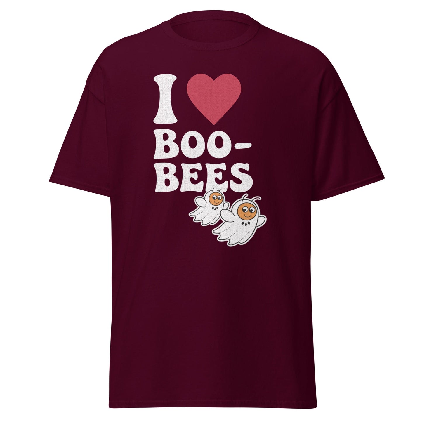I Heart Boo Bees Funny Halloween Unisex T-Shirt