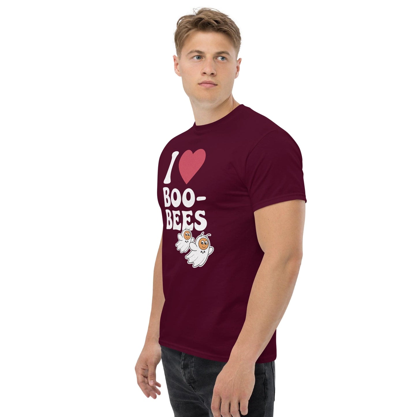 I Heart Boo Bees Funny Halloween Unisex T-Shirt