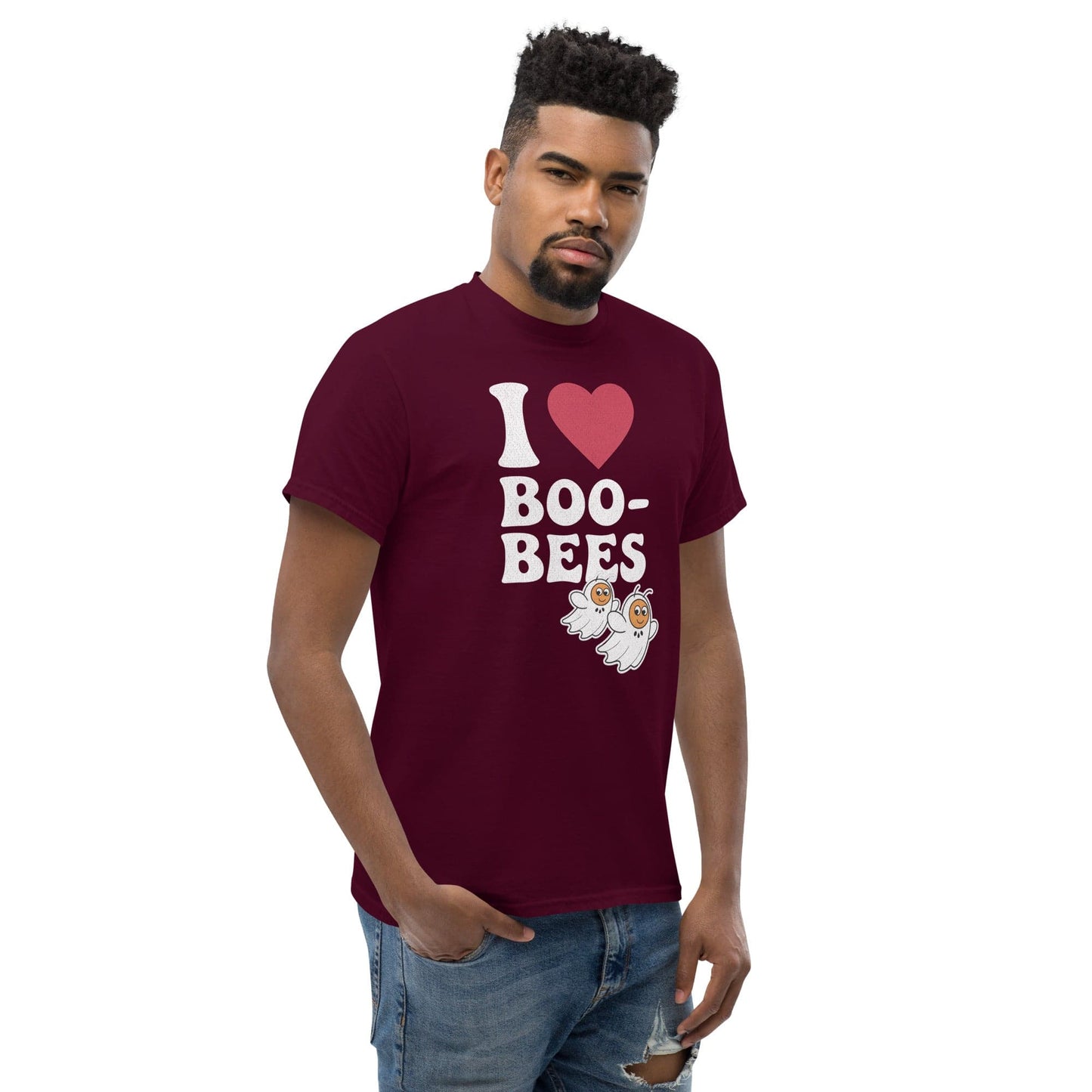 I Heart Boo Bees Funny Halloween Unisex T-Shirt