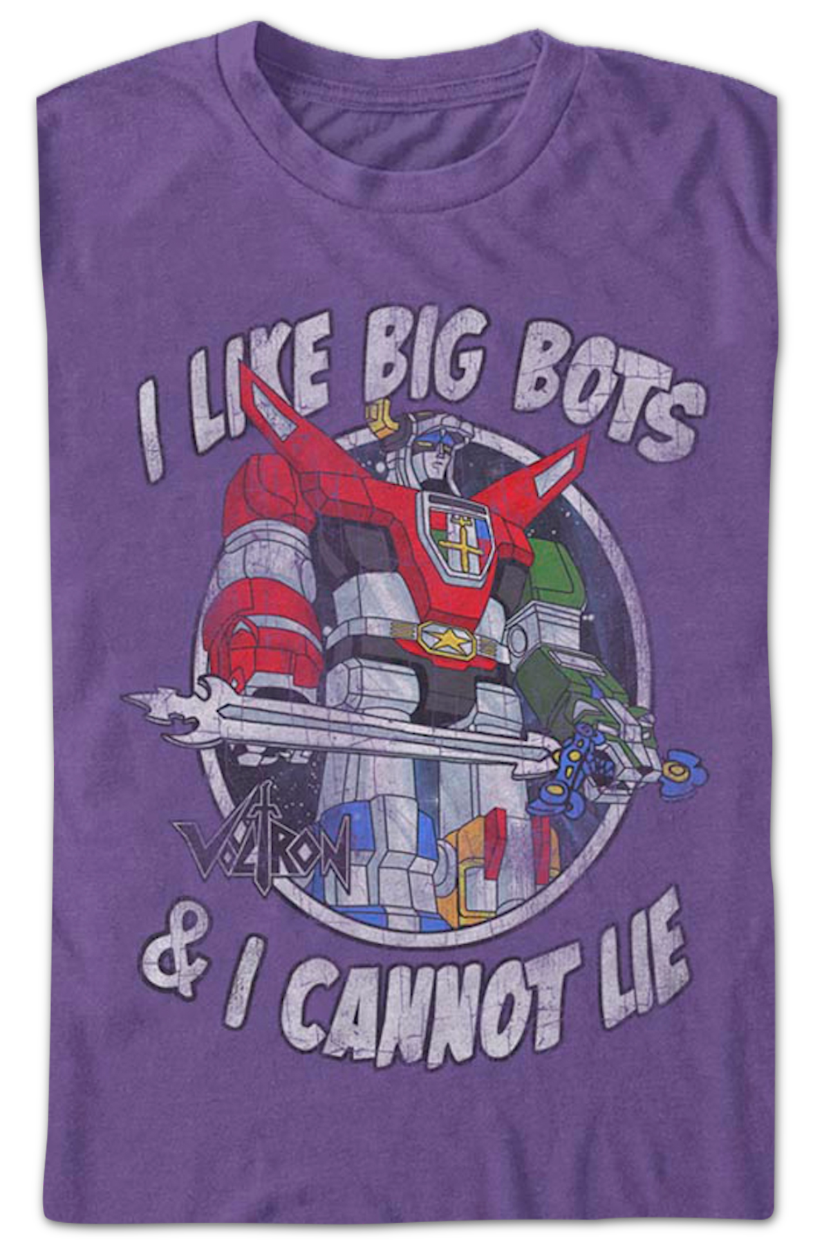 I Like Big Bots & I Cannot Lie Voltron T-Shirt