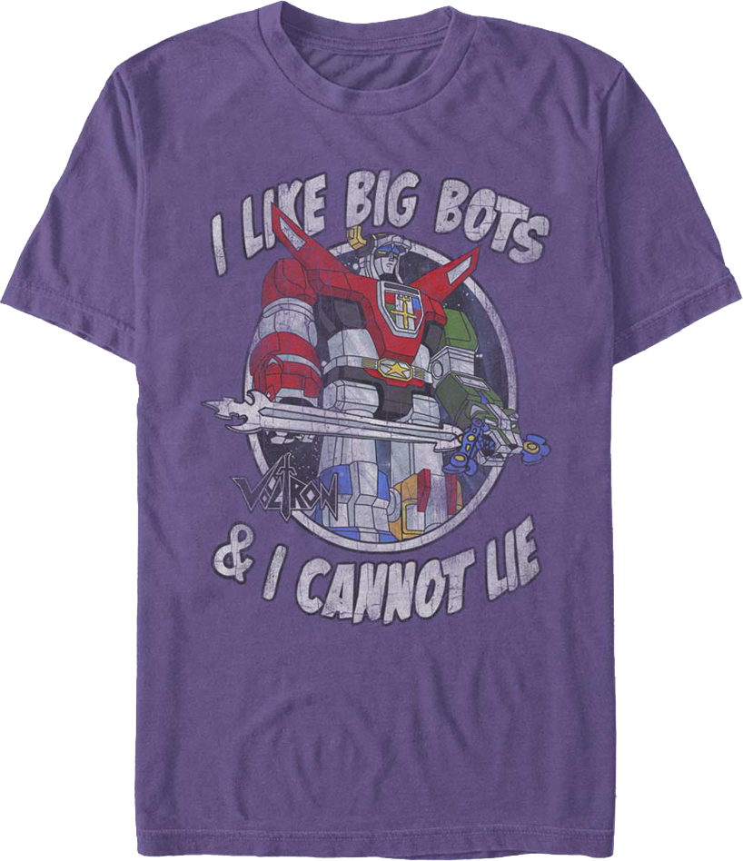 I Like Big Bots & I Cannot Lie Voltron T-Shirt