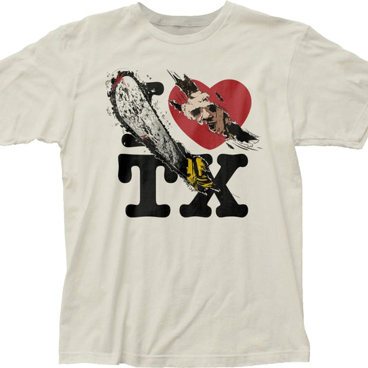 I Love TX Texas Chainsaw Massacre T-Shirt