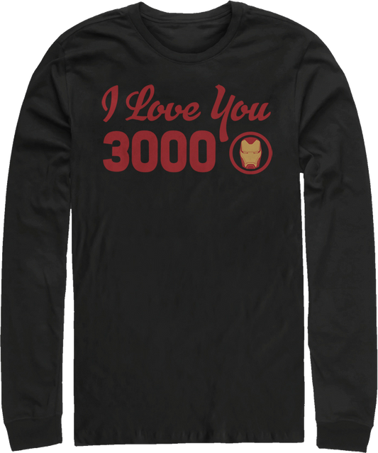 I Love You 3000 Avengers Endgame Long Sleeve Shirt