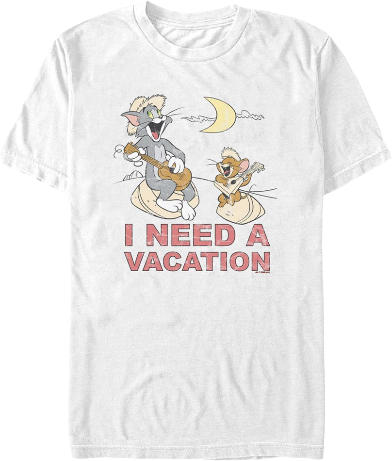 I Need A Vacation Tom And Jerry T-Shirt